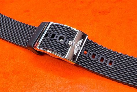 breitling rubber aero classic strap.